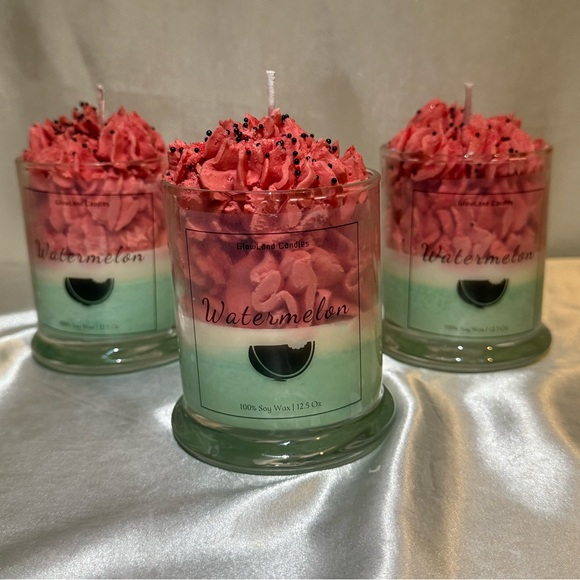 Watermelon Scented Candles 🍉 - Picture 2 of 2